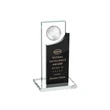 Sherwood Globe Award - Black | https://www.bestnamebadges.com