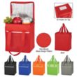 Non-Woven Wave Design Kooler Lunch Bag | https://www.bestnamebadges.com