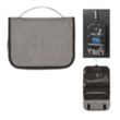 Heathered Hanging Toiletry Bag | https://www.bestnamebadges.com