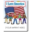 I Love America Coloring and Activity Book | https://www.bestnamebadges.com