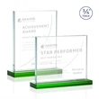 Manhattan Award - Green | https://www.bestnamebadges.com