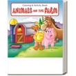 Animals on the Farm Coloring and Activity Book Fun Pack | https://www.bestnamebadges.com