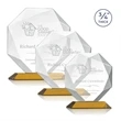Bradford Award - Amber | https://www.bestnamebadges.com