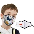 Kids  w/ Full Color Imprint Cotton Safety Face Masks | https://www.bestnamebadges.com