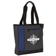 Mod Zippered Tote Bag | https://www.bestnamebadges.com