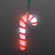 Light Up Candy Cane Necklace | https://www.bestnamebadges.com