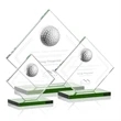 Barrick Golf Award - Green | https://www.bestnamebadges.com