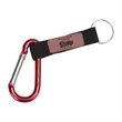 Anodized Carabiner With Tag Keyring | https://www.bestnamebadges.com