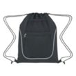 Drawstring Sports Pack With Dual Pockets | https://www.bestnamebadges.com