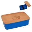 Wheat Lunch Set With Bamboo Lid | https://www.bestnamebadges.com