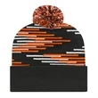 Bar Knit Cap With Cuff | https://www.bestnamebadges.com
