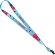 3/4" Sublimated Antimicrobial Lanyard | https://www.bestnamebadges.com