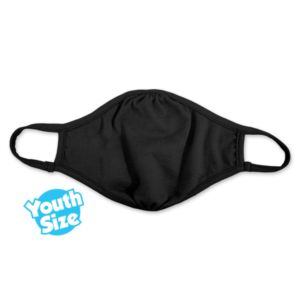 Sustainable Recycled CVC Youth Face Mask - Full-Color