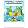 Pool and Water Safety Coloring Book Fun Pack | https://www.bestnamebadges.com