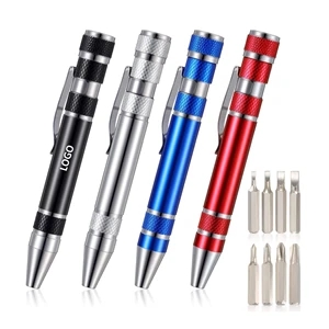 8 in 1 Pen Screwdriver | https://www.bestnamebadges.com