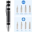 8 in 1 Pen Screwdriver | https://www.bestnamebadges.com