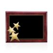 Constellation - Rosewood/Gold | https://www.bestnamebadges.com