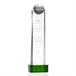 Dunbar Golf Award on Base - Green | https://www.bestnamebadges.com