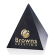 Marble Pyramid Award - Black | https://www.bestnamebadges.com