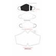 2-Layer Cotton Face Mask w/ Full Color Imprint & Bottom Hold | https://www.bestnamebadges.com