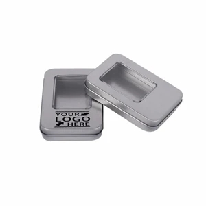 Mini Metal Storage Tin Box Cable Candle Gum Cards Container
