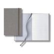 Linen Banded Pico Lined White Page Journal | https://www.bestnamebadges.com