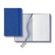 Linen Banded Pico Lined White Page Journal | https://www.bestnamebadges.com