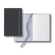Linen Banded Pico Lined White Page Journal | https://www.bestnamebadges.com