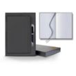 Matra Banded Medio Lined White Page Journal Gift Set | https://www.bestnamebadges.com