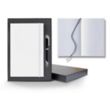 Matra Banded Medio Lined White Page Journal Gift Set | https://www.bestnamebadges.com