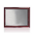 Carson - Rosewood/Satin Silver | https://www.bestnamebadges.com