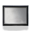 Carson - Black/Satin Silver | https://www.bestnamebadges.com