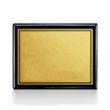 Carson - Black/Satin Gold | https://www.bestnamebadges.com