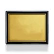 Carson - Black/Satin Gold | https://www.bestnamebadges.com
