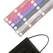 3/4" Full Color Face Mask Lanyard w/ Snap Button | https://www.bestnamebadges.com