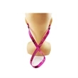 3/4" Full Color Face Mask Lanyard w/ Snap Button | https://www.bestnamebadges.com