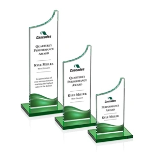 Eden VividPrint™ Award - Green | https://www.bestnamebadges.com