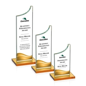 Eden VividPrint™ Award - Amber | https://www.bestnamebadges.com