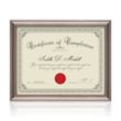 Ellison Certificate Frame - Gun Metal | https://www.bestnamebadges.com