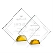 Deerfield Award - Amber | https://www.bestnamebadges.com