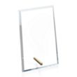 Windsor Rectangle Vertical Award - Gold | https://www.bestnamebadges.com