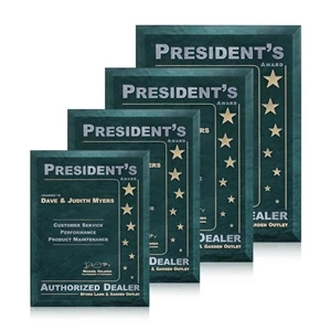 Dunsmore Plaque - Green | https://www.bestnamebadges.com