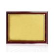 Carson - Rosewood/Satin Gold | https://www.bestnamebadges.com