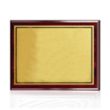 Carson - Rosewood/Satin Gold | https://www.bestnamebadges.com