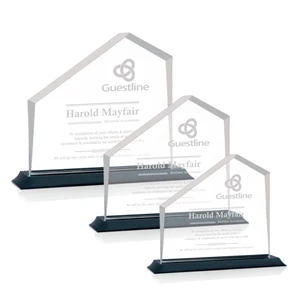 Fairmont Award on Barlett Base - Black | https://www.bestnamebadges.com