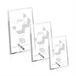 Windsor Rectangle Vertical Award - Chrome | https://www.bestnamebadges.com