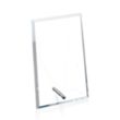 Windsor Rectangle Vertical Award - Chrome | https://www.bestnamebadges.com