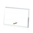 Windsor Rectangle Horizontal Award - Gold | https://www.bestnamebadges.com