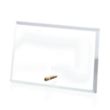 Windsor Rectangle Horizontal Award - Gold | https://www.bestnamebadges.com