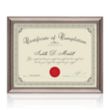 Ellison Certificate Frame - Gun Metal | https://www.bestnamebadges.com